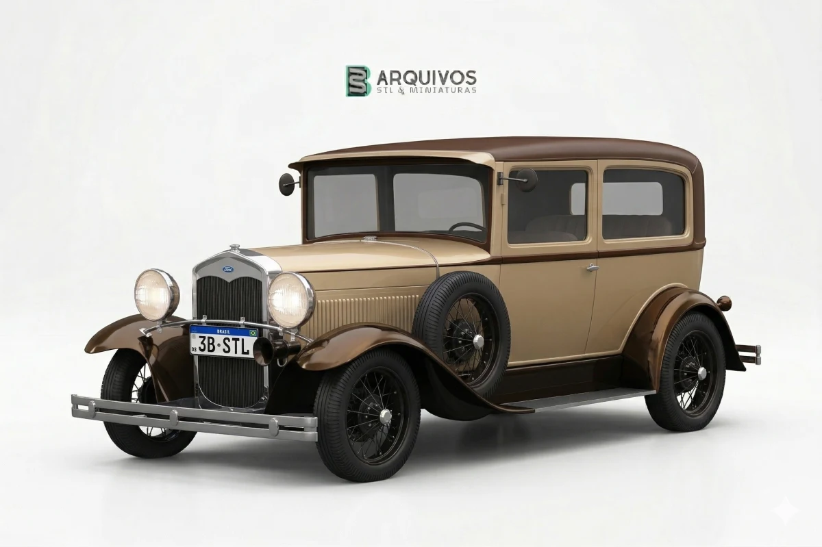 Modelo 3D STL - Ford A (1927 - 1931)